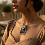 将图像加载到图库查看器中， 925 Silver Garnet Pendant for Women | Gemstone Jewelry
