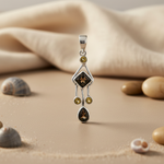 将图像加载到图库查看器中， 925 Silver Smoky Quartz Pendant for Women | Gemstone Jewelry
