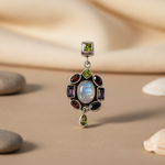 将图像加载到图库查看器中， 925 Silver Gemstone Pendant Necklace for Women | Gift Jewelry
