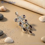 Load image into Gallery viewer, 925 Silver Garnet Pendant Necklace for Women | Gift Jewelry
