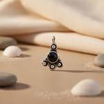 将图像加载到图库查看器中， 925 Silver Black Gemstone Pendant for Women | Daily Wear Jewelry
