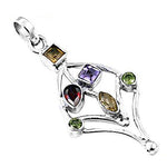 将图像加载到图库查看器中， 925 Sterling Silver Gemstone Pendant for Women | Fashion Jewelry
