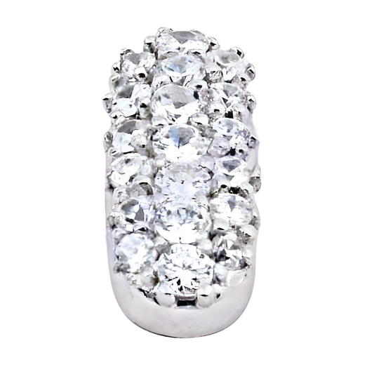 New Extra Shine Cubic Zirconia Gemstone Silver Pendant Graceful Cz Pendant Trendy Cz Pendant