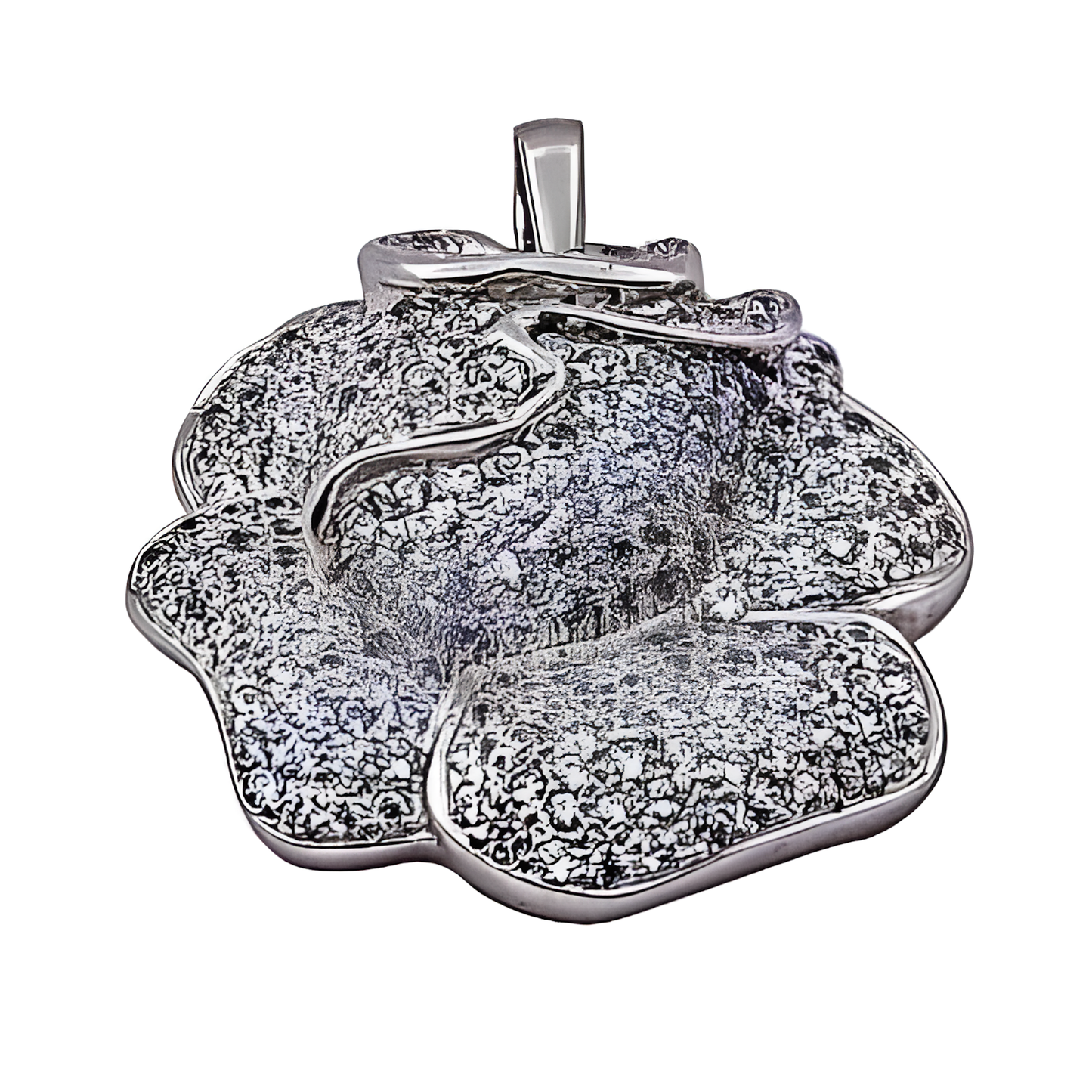 Cubic Zirconia Gemstone Silver Pendant White CZ Pendant 925 Silver Pendant