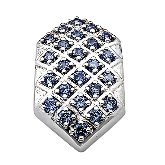 New Stylish Design In Cubic Zirconia Gemstone In Silver Pendant, Cz Jewelry