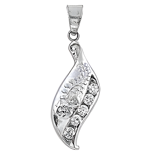 Latest Unique Design In Silver Cubic Zirconia Pendant Jewelry