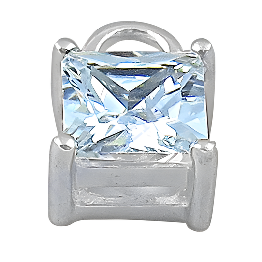 Cubic Zirconia Sterling Silver Pendant Jewelry