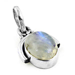 将图像加载到图库查看器中， 925 Silver Moonstone Pendant for Women | Gemstone Jewelry
