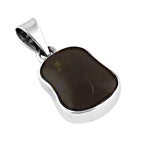 将图像加载到图库查看器中， 925 Silver Black Stone Pendant | Women's Elegant Jewelry
