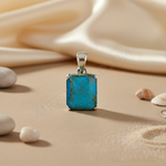 Load image into Gallery viewer, 925 Silver Turquoise Pendant for Women | Gemstone Jewelry
