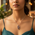 Load image into Gallery viewer, 925 Silver Amethyst Pendant for Women | Gemstone Jewelry
