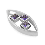 Load image into Gallery viewer, 925 Silver Amethyst Pendant for Women | Gemstone Jewelry
