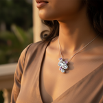 Load image into Gallery viewer, 925 Silver Gemstone Pendant for Women | Daily Wear Jewelry
