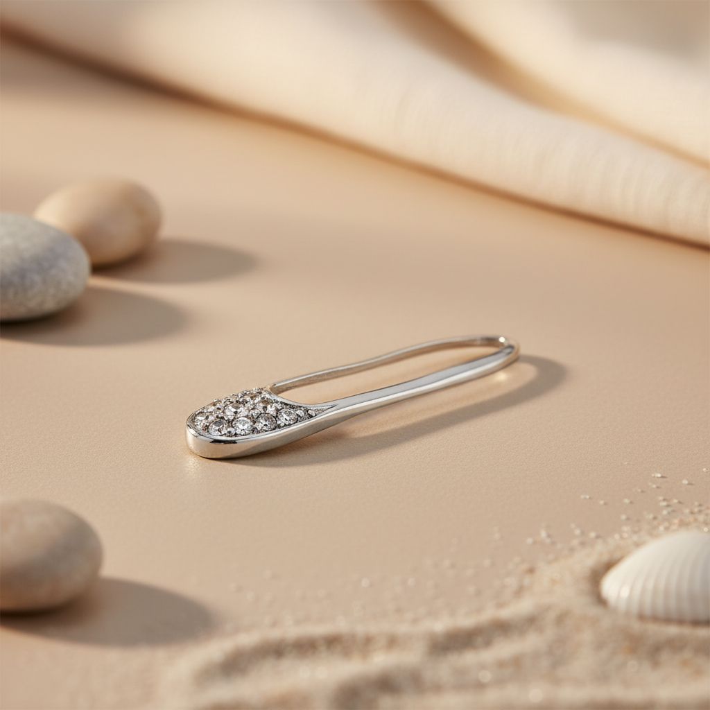 Silver Crystal Pendant for Women | Fashion Jewelry Gift