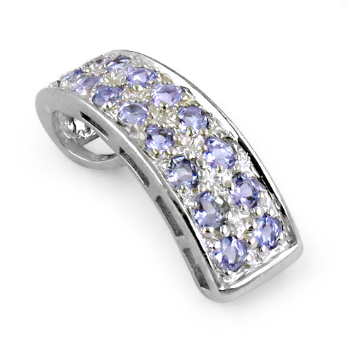 925 silver tanzanite pendant for women | gemstone jewelry