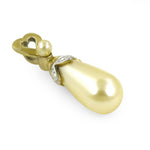 将图像加载到图库查看器中， gold plating Teardrop Pearl Pendant Necklace for Women | Daily Wear Gift
