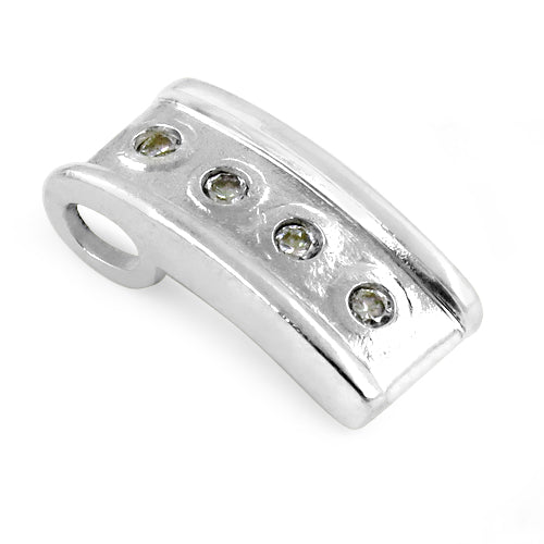 925 silver cubic zirconia pendant for women | modern jewelry