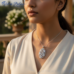 Load image into Gallery viewer, 925 Silver White Gemstone Pendant for Women | Elegant Jewelry
