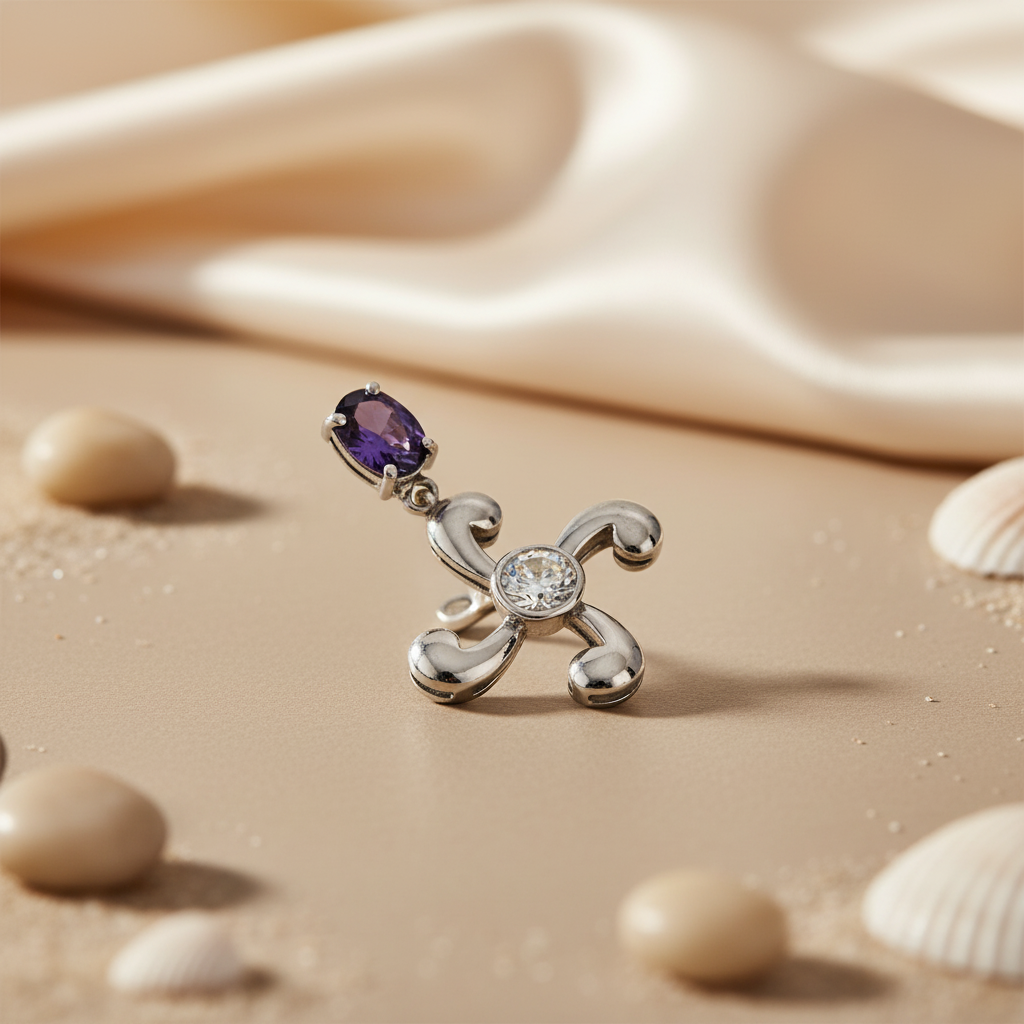 925 Silver Amethyst Pendant for Women | Gemstone Jewelry Gift