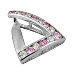 Load image into Gallery viewer, 925 Silver Pink &amp; White Gemstone Pendant for Women | Daily Wear
