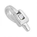 将图像加载到图库查看器中， 925 Silver Cubic Zirconia Clasp Pendant for Women | Fine Jewelry
