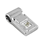Load image into Gallery viewer, 925 Silver Square Stone Pendant for Women | Modern Jewelry
