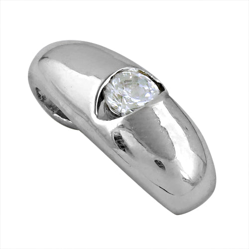 925 silver cubic zirconia pendant for women | daily wear gift