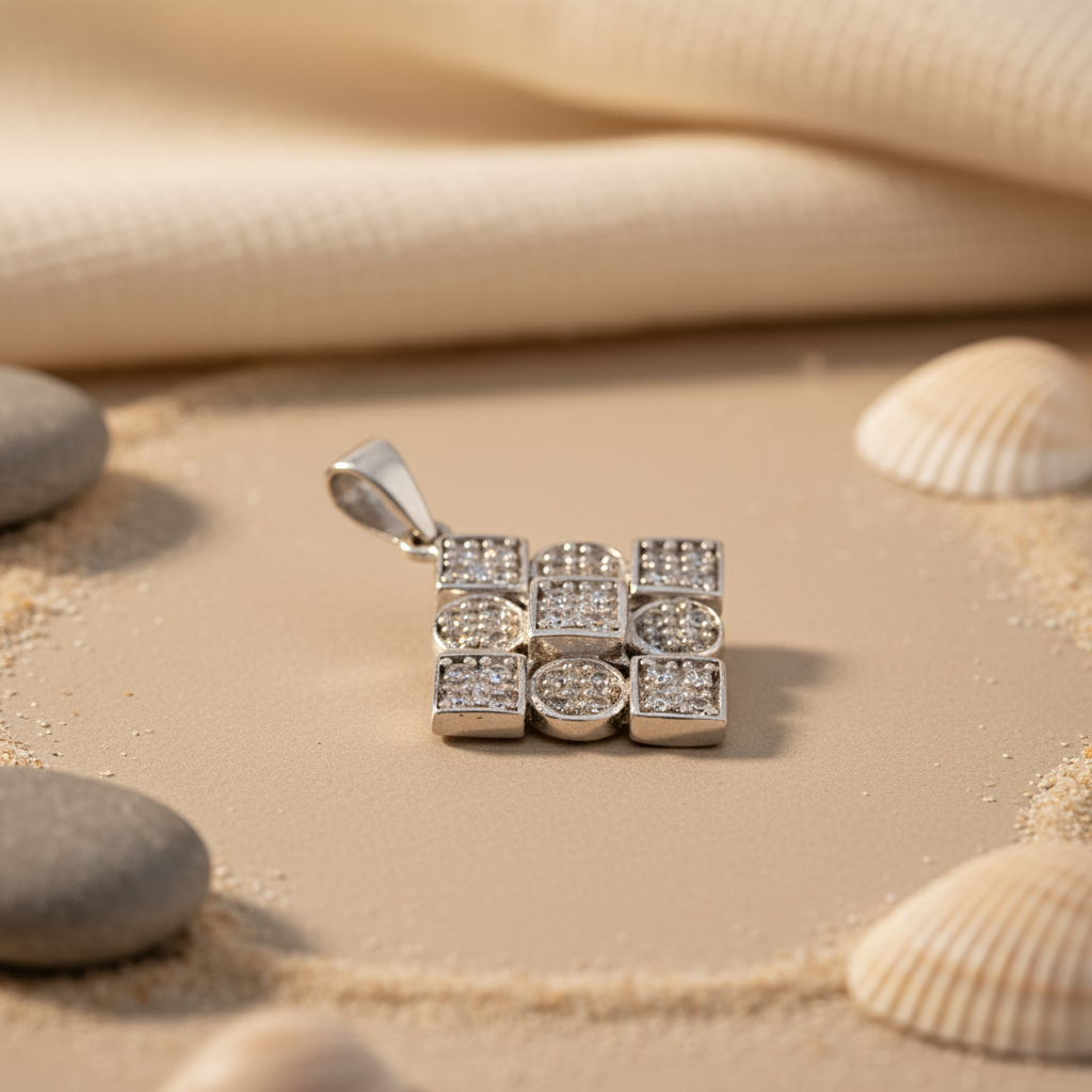 925 Silver Cubic Zirconia Pendant for Women | Fashion Jewelry