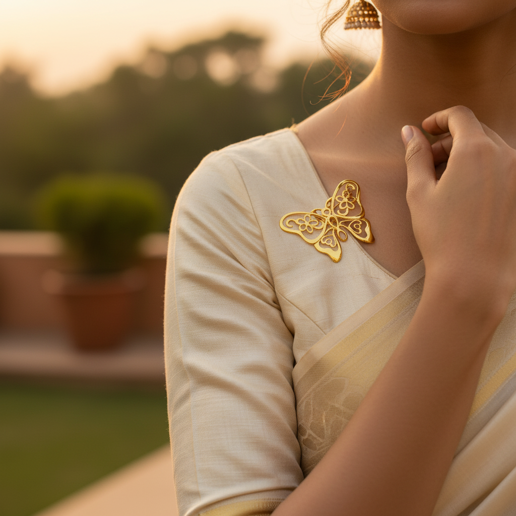 gold plating Butterfly Pendant | Women's Jewelry | Gift for Her