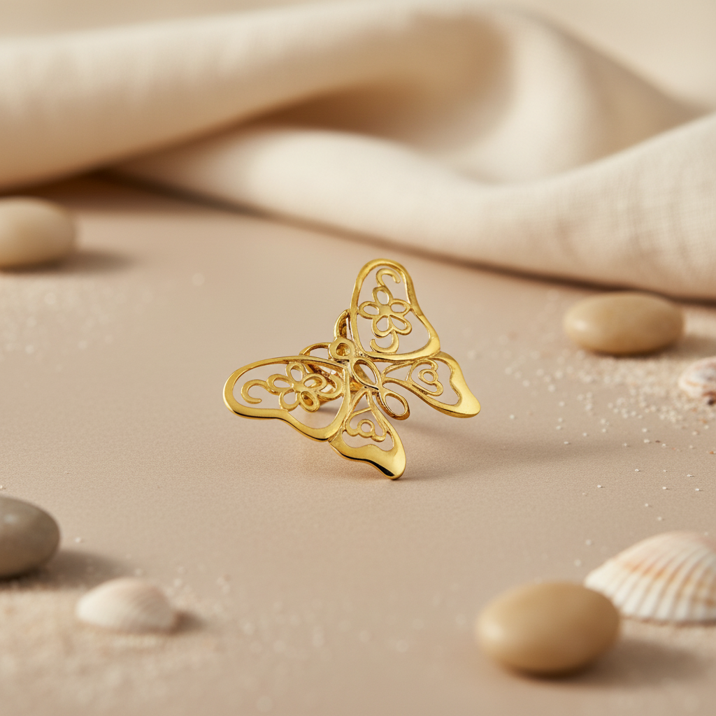 gold plating Butterfly Pendant | Women's Jewelry | Gift for Her