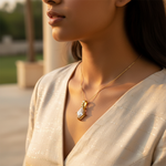 将图像加载到图库查看器中， gold plating Diamond Cut Pendant | For Women | Daily Wear Jewelry
