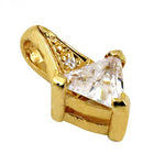 将图像加载到图库查看器中， gold plating Trillion Diamond Pendant for Women | Fine Jewelry Gift
