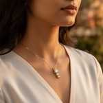 将图像加载到图库查看器中， gold plating Cubic Zirconia Pendant for Women | Elegant Gift
