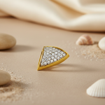 将图像加载到图库查看器中， gold plating Diamond Triangle Pendant Jewelry for Women | Gift
