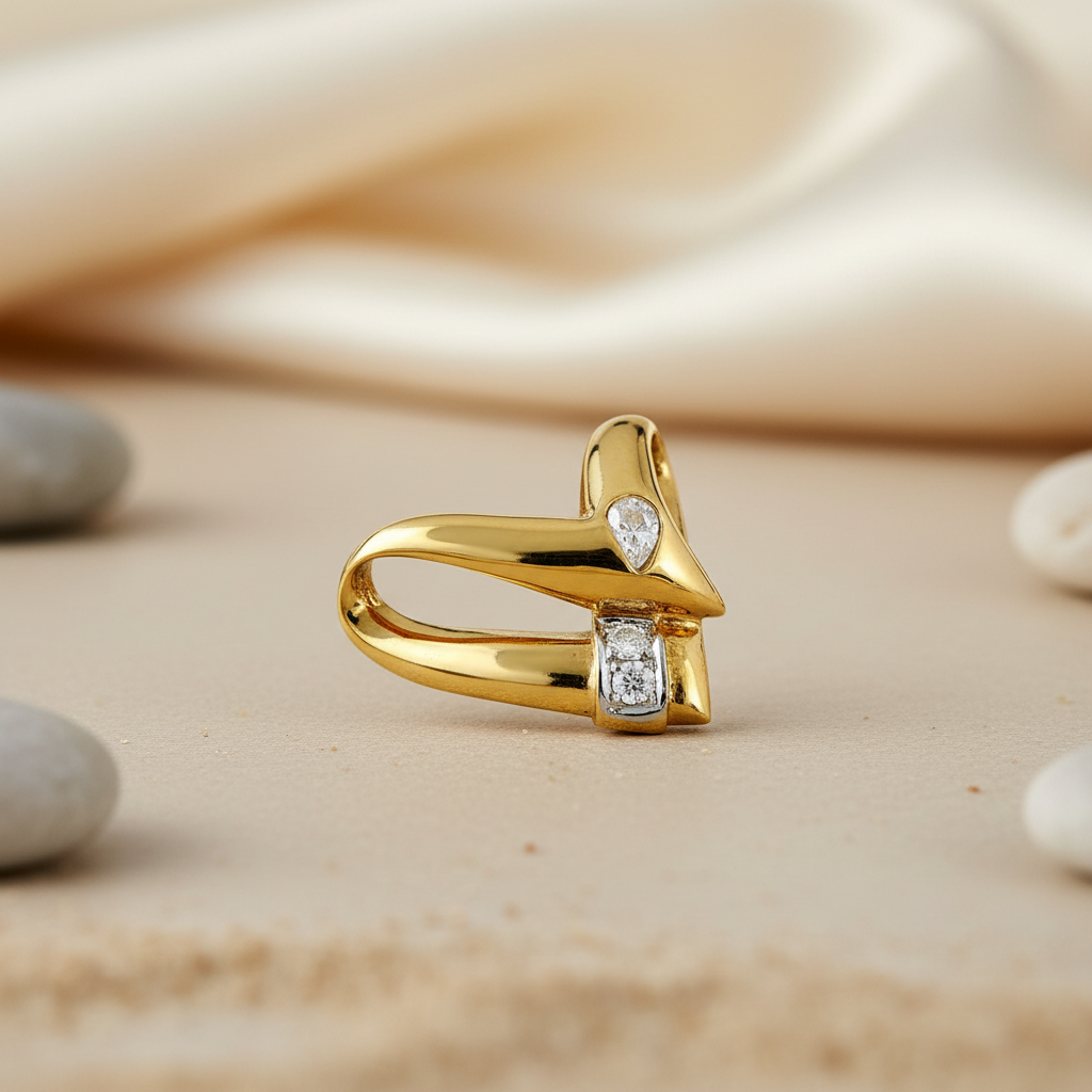 gold plating Diamond Pendant for Women | Fine Jewelry Gift