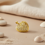 Load image into Gallery viewer, gold plating Heart Pendant with White Gemstones for Women
