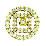 将图像加载到图库查看器中， gold plating Diamond Halo Pendant for Women | Fine Jewelry Gift
