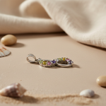 Load image into Gallery viewer, 925 Silver Multi-Gemstone Infinity Pendant for Women | Gift

