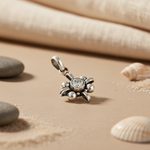 将图像加载到图库查看器中， 925 Silver Flower Pendant with Cubic Zirconia | Women's Jewelry

