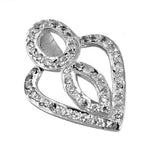 Load image into Gallery viewer, 925 Silver Cubic Zirconia Heart Pendant for Women | Gift Jewelry
