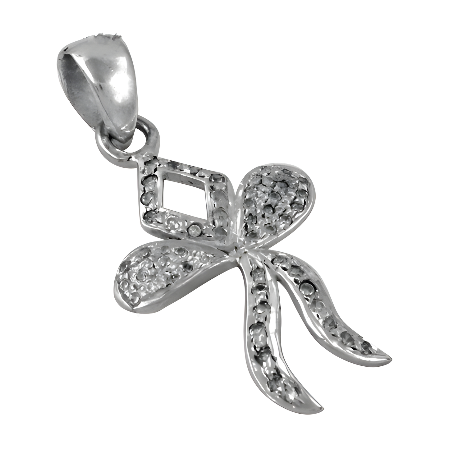 Fashionable Cubic Zirconia Gemstone Sterling 925 Silver Pendant