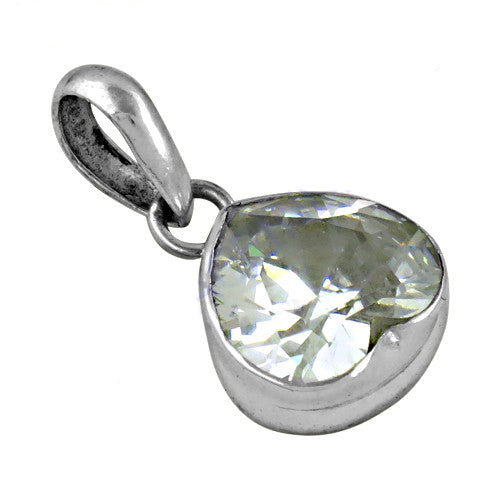 925 Silver Cubic Zirconia Pendant Necklace for Women