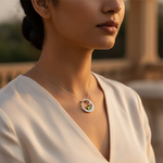 将图像加载到图库查看器中， 925 Silver Peridot Pendant Necklace | Green Gemstone Jewelry
