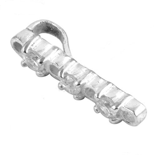 925 silver cubic zirconia pendant for women | daily wear
