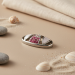 将图像加载到图库查看器中， Silver Pink Crystal Accent Pendant for Women | Fashion Jewelry
