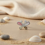 将图像加载到图库查看器中， Silver Butterfly Pendant with Gemstones | Women's Gift Jewelry
