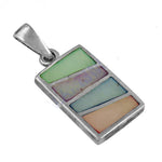 将图像加载到图库查看器中， 925 Silver Colorful Gemstone Pendant for Women | Modern Jewelry
