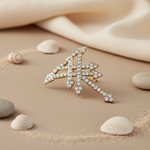 将图像加载到图库查看器中， Diamond Arrow Brooch | gold plating Finish | Women's Gift Jewelry
