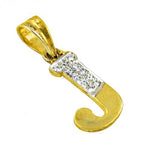 将图像加载到图库查看器中， gold plating Diamond Initial Pendant for Women | Personalized Jewelry
