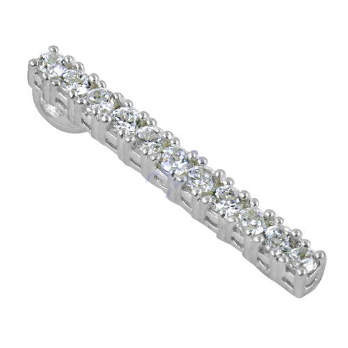 925 silver cubic zirconia pendant for women | elegant jewelry